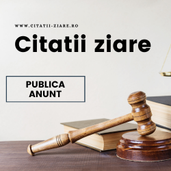 publica anunt citatie ziar