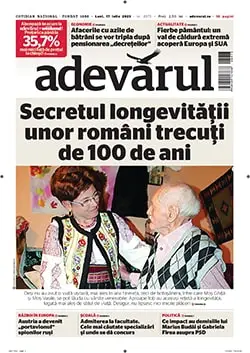 mare publicitate ziarul Adevarul